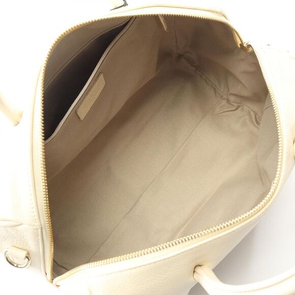 Furla ALISSA Leather Tote Bag Ivory - Picture 2 of 5